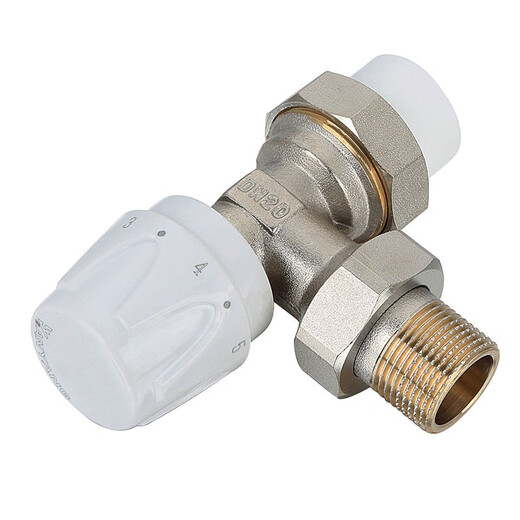Wanliyang Wanyang angle valve 4 points 6 points all copper straight angle thermostatic valve regulating valve radiator valve radiator thermostatic valve 6 points dn20 angle ppr3/4 0cm*0mm