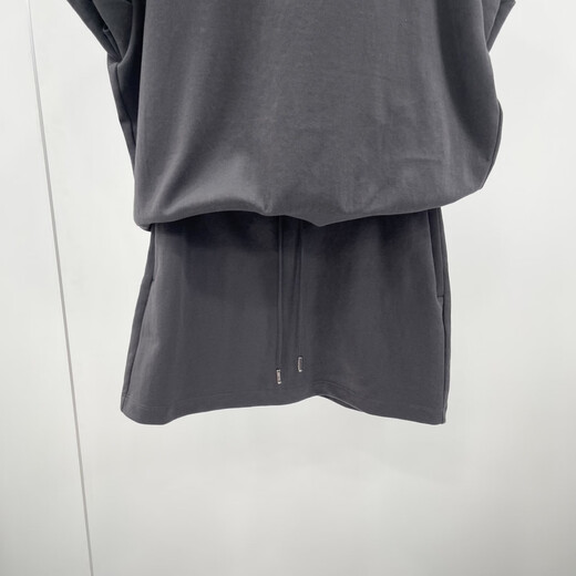 Viainos Mall mismo estilo que Ainos mismo 2025 Summer Nuevo Producto Shorts Shorts Traje para mujeres 9215 Smoke Gray XL