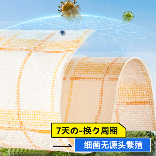 CONDOR Japanese natural wood pulp cotton rags 30 pieces household kitchen disposable weekly lazy dishwashing rags without fluorescent agent