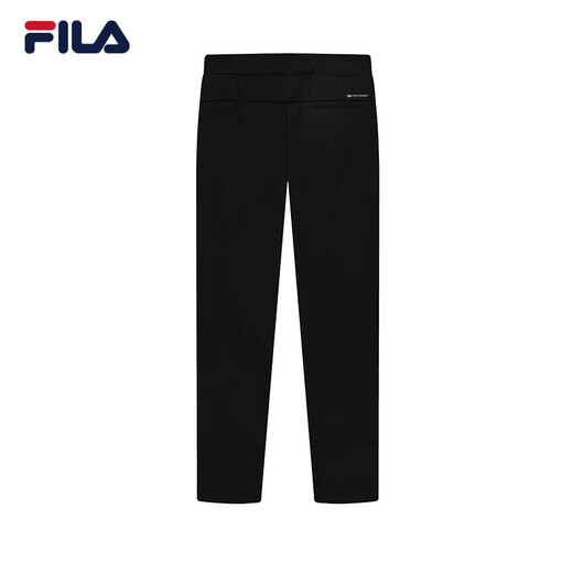 FILA official men's knitted trousers 2025 fashionable casual business commuting velvet casual pants