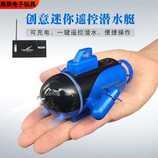 Pupan Mini Small Remote Control Boat High Speed ​​Boat Toy Rowing Charging Submarine Boat Waterproof Cruise Ship Watermelon Small Yacht-2.4G Charging Head + Charging Cable - + Remote Control Battery + Tools