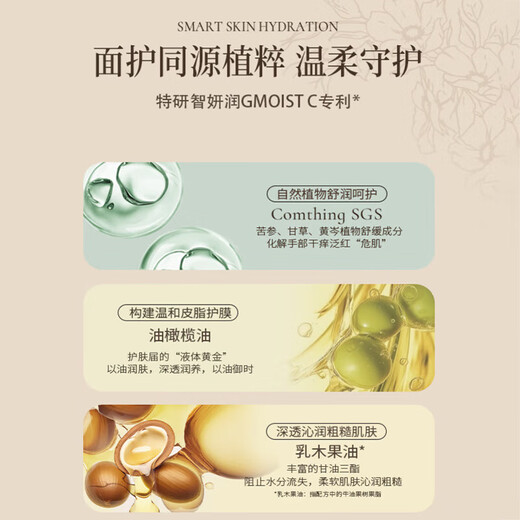 Runpei Fragrance Hand Cream Plant Extract Moisturizing and Moisturizing Birthday Gift for Men and Women Melting Snow 75g