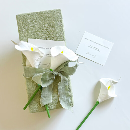 DOROCH gift wrapping paper with ribbon calla lily cigarette box birthday gift handmade DIY Valentine's Day gift wrapping paper