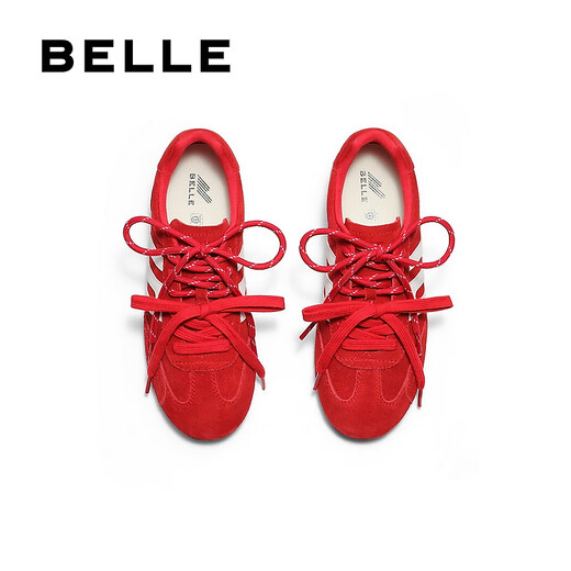 Belle (Belle) Zhang Linghe gleiche Formel Rennschuhe für Frauen 25 Qiuxin Einkaufszentrum gleiche Freizeitschuhe E2L1DCM5 Vorverkauf rot [Zhang linghe gleich] 39