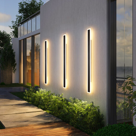 Grand View Garden (DGY) outdoor wall light aisle stair light long wall light outdoor balcony light door villa courtyard light 003Z 9227-[Rainproof model] 9227-80cm-neutral