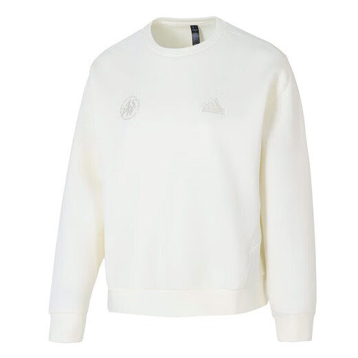 阿迪达斯 （adidas）女装运动套装春新款时尚休闲圆领卫衣套头衫 宽松针织长裤 两件套 JJ3577+JJ3561 S