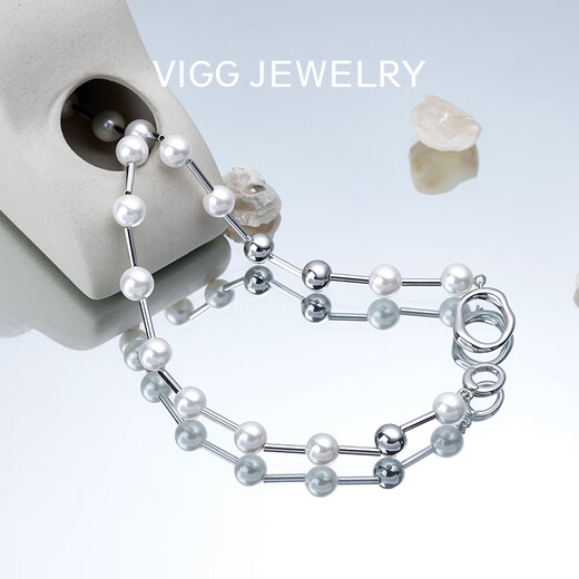 Collar de articulación de cuentas de espigas para mujeres Sense Cadena de suéter de perlas de agua dulce 2025 Nuevo collar de cuentas de cuentas de clavícula personalizada