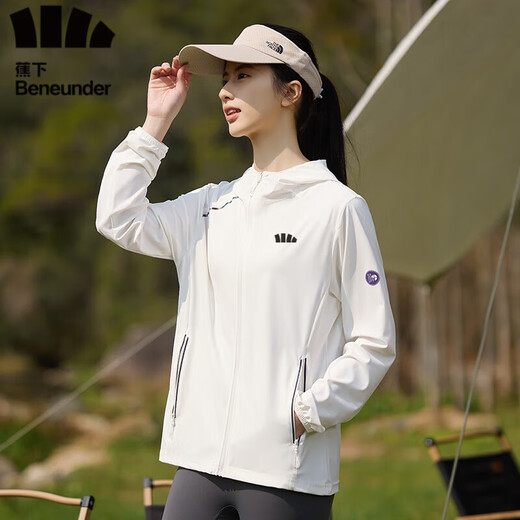 
Outdoor ice silk sunscreen clothes for men under banana 2025 new summer UV breathable reflective sunscreen jacket for women 9905 light gray women M
