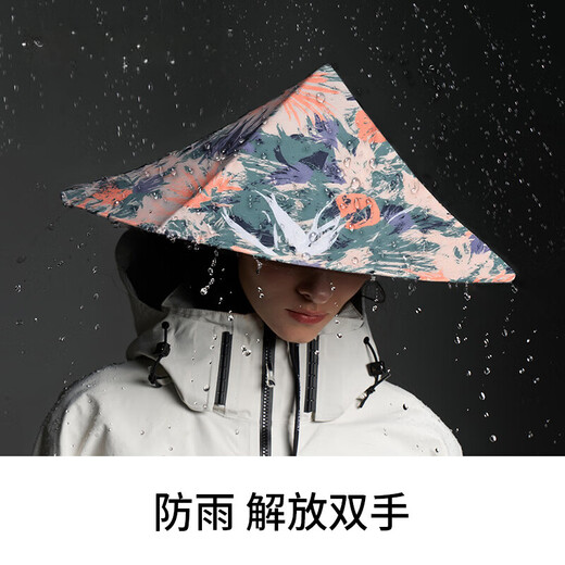 Kenmont foldable sunny and rainy lightweight hat, head-mounted fishing umbrella hat, outdoor play sunshade and sun protection hat km-6126