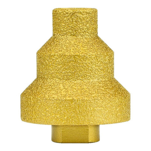 NAOISKEY brazed pagoda drill bit step reamer diamond chamfering edge artifact angle grinder tile stone hole opener three-in-one 20*35*50 brazed pagoda reamer drill brazed pagoda reamer drill single