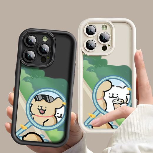 Das Handy-Hülle des Shopkeeper-Ehepaares Jedes Modell kreativer niedlicher Apple Huawei Vivo Xiaomi Crayon Shin-Chin-Chef Kulomibaku Bild links