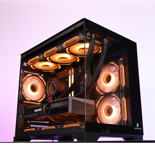 AMD Ryzen 7 9700X host complete machine/RTX5060TI/5070/5070ti/5060 graphics card complete machine e-sports design desktop computer host assembly machine DIY assembly machine R7 9700X+16G+1TB cardless host 丨With eight