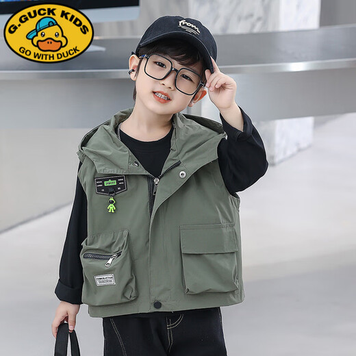 G.DuckKids Garçons Veste de travail Bébé veste à capuche Baby 2025 Printemps et automne
