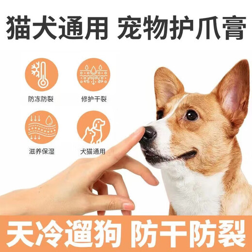 Dog sole paw cream, pet paw cream, cat paw cream, cat foot pads, paw pads, cracked red and swollen cream, pet paw cream 10g 1 box