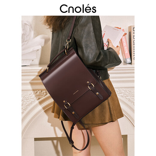 Kouyi cnoles kouyi rétro collège de style collège sac à dos pour les femmes 2025 nouveau sac à école