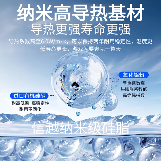 Shin-Etsu ShinEtsu X-23-7921-5 thermal conductive silicone grease computer CPU silicone grease notebook thermal paste thermal conductivity 6.0 thermal conductivity 2G/support