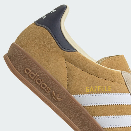 阿迪达斯 （adidas）男鞋2025夏季新款运动鞋Gazelle德训鞋低帮板鞋缓震轻便休闲鞋 JI3523黄色 44