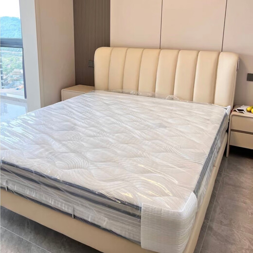 Gu Jiajia Gu Jia B1020 Zhenai Cream Style Le cuir grand lit M1098 Mattreux en latex Double Sleeping Store Mattress M1098 1800 mm * 2000 mm