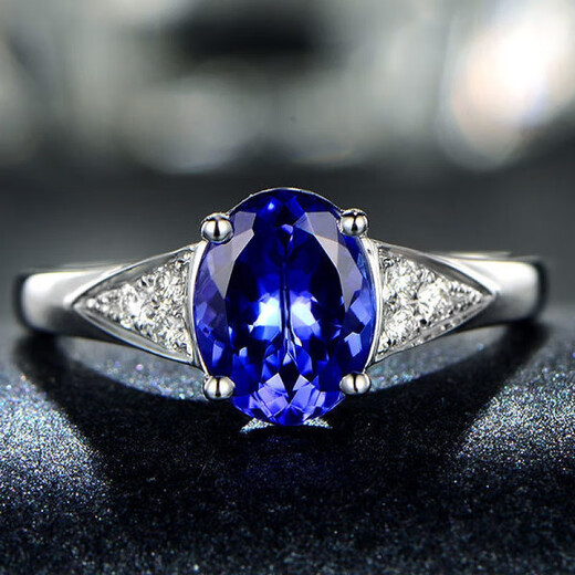 Handi 925 sterling silver deep sea sapphire ear studs temperament ring women's tanzanite blue suit necklace bracelet jewelry tanzanite blue suit ring bracelet necklace ear studs