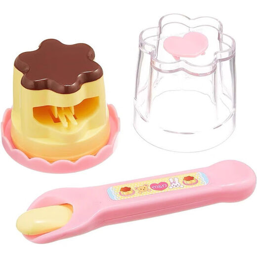 Pudding -Fütterungspflichten gleicher Stil Milu Pudding Jelly Strawberry Pudding Set Set Food Feeding Toys Kinderhaus [Fütterung] Gerät/Pudding -Set