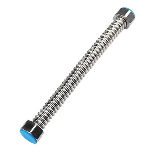 Masfor 304 stainless steel corrugated water inlet pipe water heater hot and cold water pipe explosion-proof and leak-proof metal water supply hose 40cm
