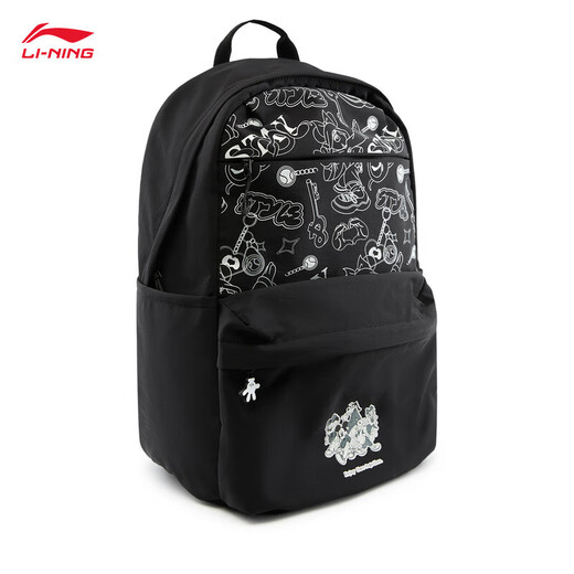 Li ning (li-ning) Disney Mickey Co-Branding 丨 Rucksack für Männer und Frauen gleiche Stil 25 neue Kapazität Trendy Sports-Rucksack für Schoolbag Black-1 F.