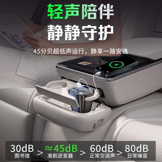 Zhunhang car inverter 12v24v to 220v high power multifunctional power supply cigarette lighter converter car charger