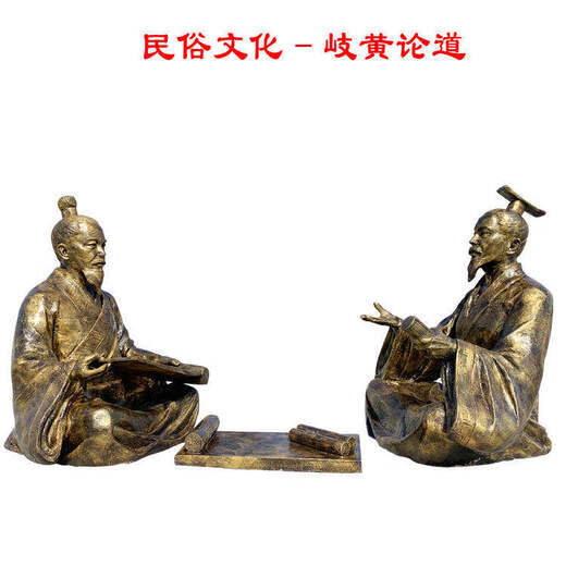 Fiberglass bronze statues of ancient Chinese medicine culture sculptures for pulse diagnosis, pharmaceutical figures, statues, ornaments, custom-made by top ten famous doctors, hanging pots to help the world, custom drawings, deposits, quick quotations