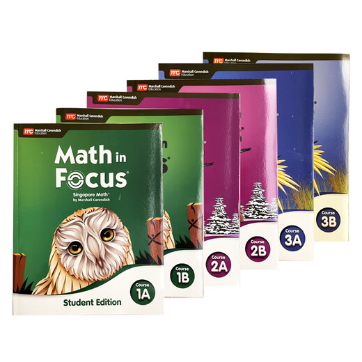 正版原版进口新加坡数学Math in Focus新版678年级初中数学教材Course 1A1B2A2B3A3B课本 练习册 现货 Course 3A课本（八年级上）