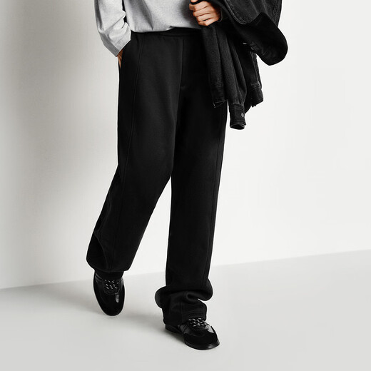 Semir casual pants men's fever and antibacterial knitted sweatpants loose straight pants 25 winter long pants versatile 109725127104