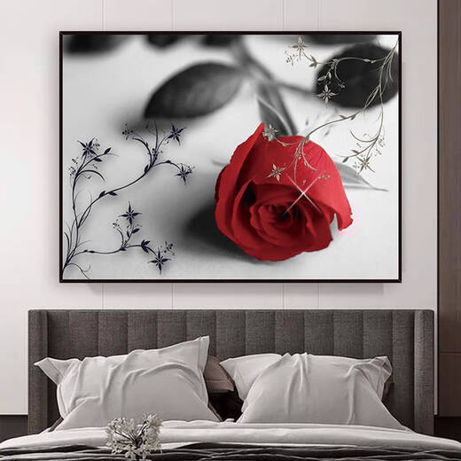 Yonghuan-Nachtaufkleber Wandaufkleber Wohnzimmer Hintergrund Wanddekoration Malerei Selbstkleblicher Wandmalerei Schlafzimmer Schlafzimmer Schlafzimmer Homestay Aufkleber Tapete wasserdichte Tulpe-th-1349 Ultra-kleiner Breite 55x Höhe 40 cm