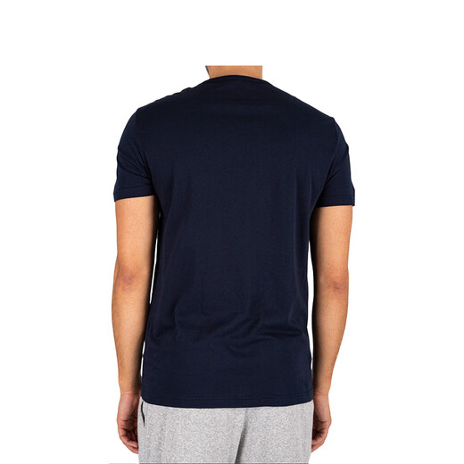 Emporio Armani EA Spring and Summer New Men's Cotton Classic Short-Sleeve T-Shirt Base Clothes 2 Pack 15935 Blue/Gray M