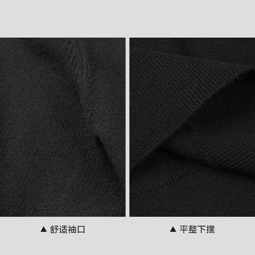 HLA Hailan House short-sleeved sweater men's autumn 2025 light business classic series soft sweater men