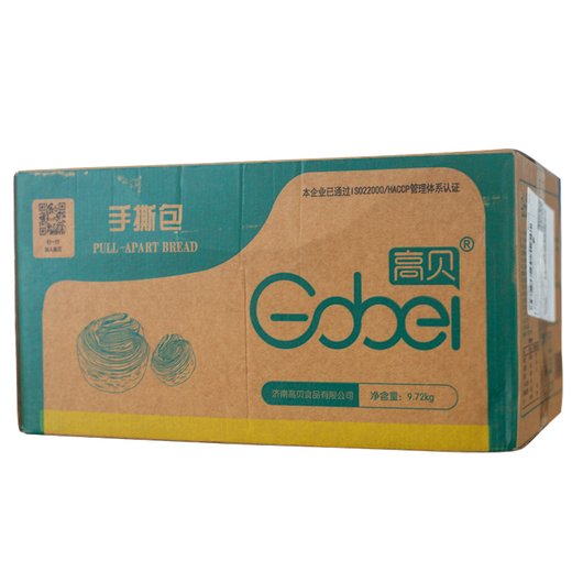 
Gaobei GOBEI Gaobei hand-teared bag semi-finished raw embryo quick-frozen dough Danish bread baking raw materials large size 270g small size 135g [small size 135g] 1 box 72 pieces (ordinary express delivery) 9720g