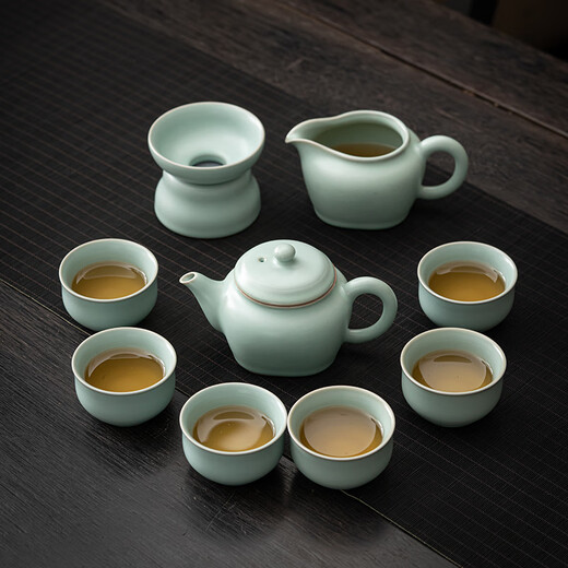 SUSHI CERAMICS Live Clearance Special - Ru Kiln Tea Set A0064 Default