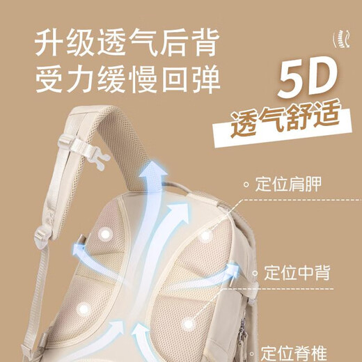 Japonés Juvenil High School Student School Bag Femenina de secundaria Mochila Gran capacidad Mochila Femenina de la escuela primaria Bolsa de hombro Mochila para alumnos del campus 12047 Hoshino Gray + 6 piezas Conjunto de muñeca de conejo