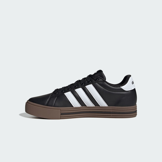 adidas DAILY 4.0复古百搭休闲板鞋男女阿迪达斯官方轻运动 白色/黑色/树脂黄 40.5