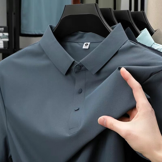 ZZANG / INS LUMBRE LUXE LUXE LUXEUR HEUR DE GLACE SENS SENS SENS SENS SECTRAIRE POLO CHETRAGE MENS MEN'S NOUVEAU T-shirt de revers décontracté Top 12357 METTERS APPRICOT COLOR 4XL (recommandé 180-200 Jin [Jin est égal à 0,5 kg]))