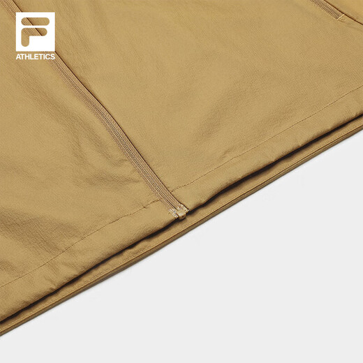 Fila Offizielle Frauenwebende Jacke 2025 Herbst Neue Outdoor-Sportarten lose einfache Kapuze-Top Urdu Khaki-Dk L 170/88a/l