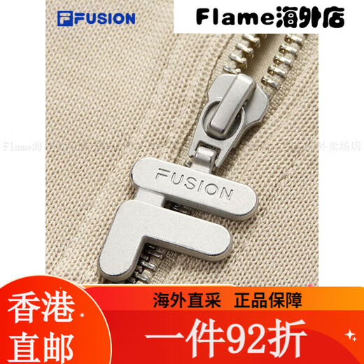 Fila Fila Fusion Trendy Brand Stricke langärmelige Jacke für Männer 2025 Frühling neuer Stil Mode Casual Lose L