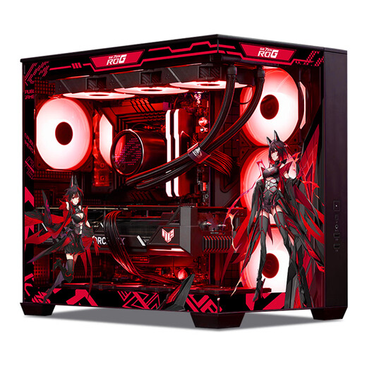 ASUS ROG family bucket AMD 9800X3D 7800X3D ASUS RTX5070 5070TI 5080 desktop computer game console live design AI host DIY complete machine with R7 7800X3D+ no graphics card host