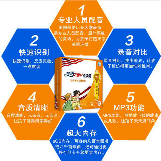 美语之路点读笔 让英语学习更容易人员配音 磨出我的英文耳朵 小学英语点读笔 儿童点读笔早教机 美国小学英语 基础课程课本