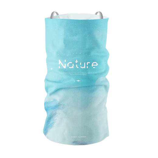 Ticrys Children's Suncreen Mask Summer Erecs Ice Ice Silk Magic Headscarf Protection de cou sans couture et couverture de cou de cou de vent Scarpe d'équitation [style adulte] # 653-Carus Bleu foncé