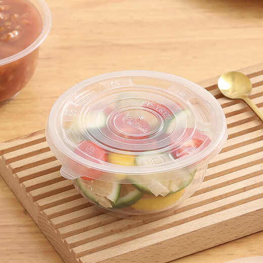 Disposable packaged tableware and chopsticks set with lid for home use, outdoor commercial use, wedding banquet reception, individually packaged disposable tableware, 400ML bowl with lid + 50 sets of chopsticks