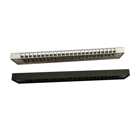 Tombo Custom Metallgitter Universal 24-Loch Polyphonische Harmonika 6624-6624S-6624P-6624Q-7624 7624 7624 Eisen Metallgittermodell (Tonnoten)