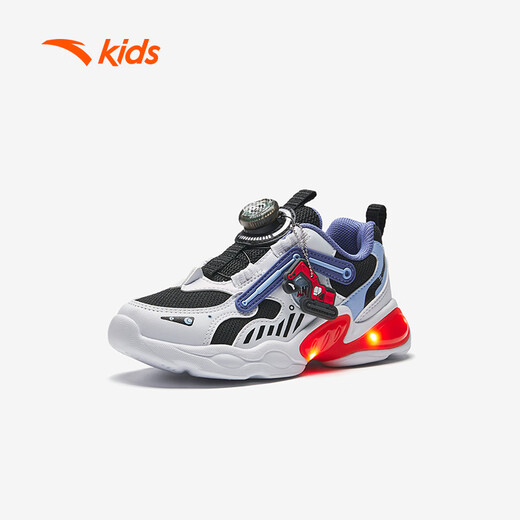 ANTA Children's Shoes Baby Light Shoes 2025 Autumn Breathable Running Shoes Luminous Shoes Sports Shoes for Boys A12539909