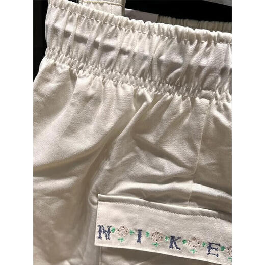 耐克（Nike）工装短裤女裤夏季新款运动裤宽松舒适透气梭织五分裤子 IH9273-047珍珠灰 S
