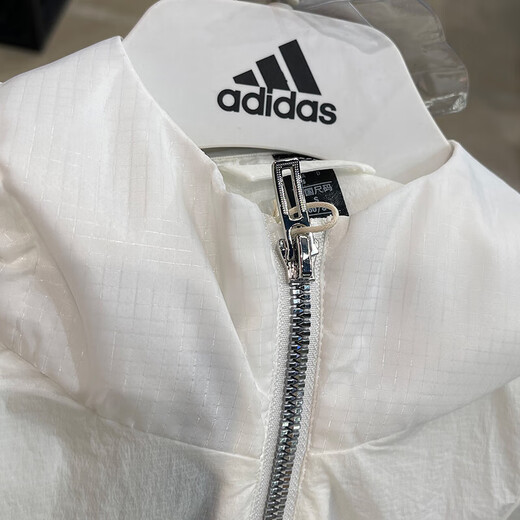 阿迪达斯（adidas）外套女装2025春季新款运动服梭织透气皮肤衣连帽上衣夹克JZ1656 JZ1682白色 XL