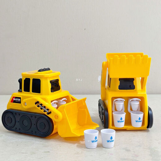 
Shantoulin Village Children's Water Dispenser Toys Sliding Baby Simulation Player Engineering Car Excavator Fighter Boy Gift BX16868 Construction Car Water Dispenser One