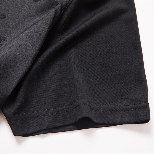 EGW International Luxury Brand Forteed Forte Forting Men's Summer Fashion Dark Pattern Thin Thin Half-Belied Casual Base Room DS13 Black L (50)